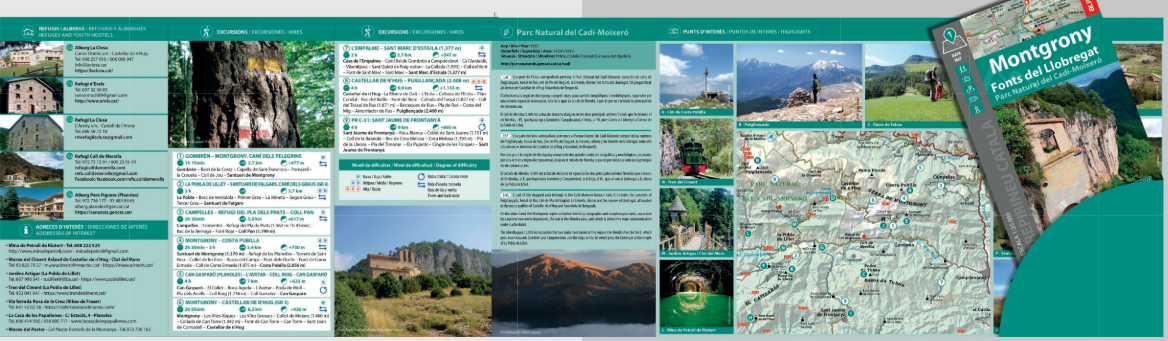 Carte de randonnée - Montgrony, Fonts del Llobregat (Pyrénées Catalanes) | Alpina carte de randonnée Editorial Alpina