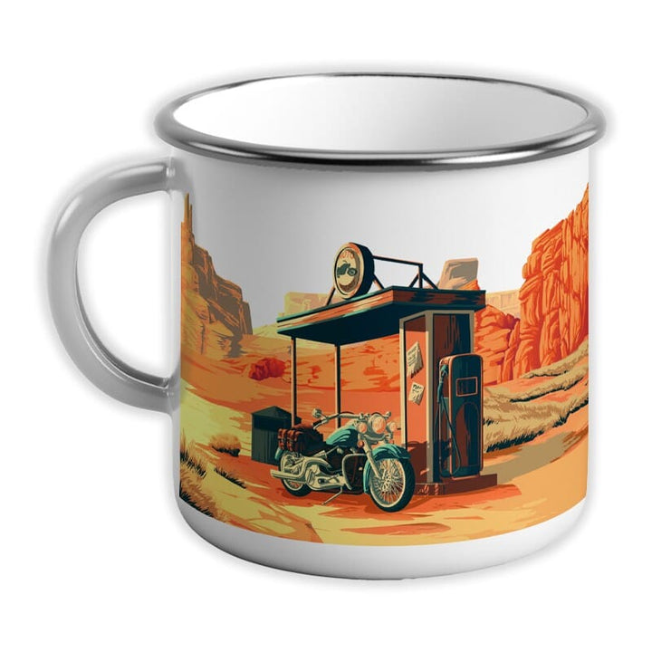 Mug en métal - Moto accessoire Aventura 