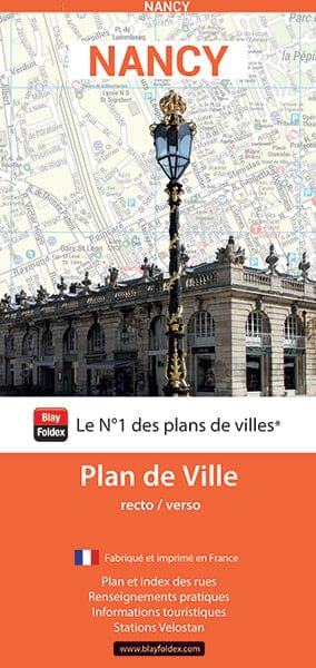 Nancy, Meurthe-et-Moselle - Plan de ville | Blay Foldex plan de ville Blay Foldex