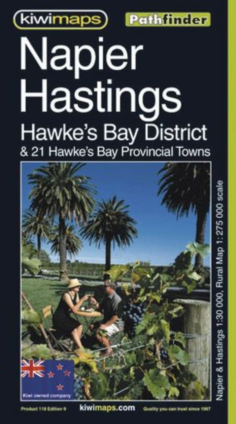 Napier et Hastings & Hawkes Bay (Nouvelle-Zélande) | Kiwi Maps plan de ville Kiwi Maps Default Title