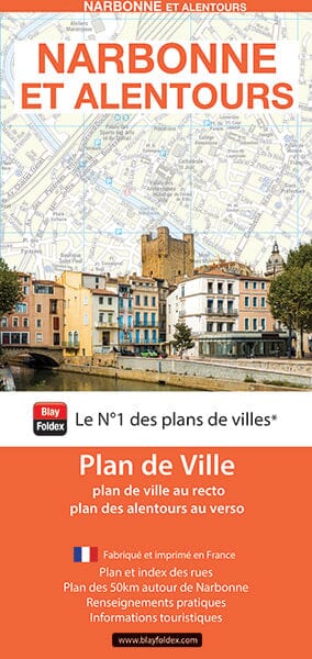 Narbonne, Aude - Plan de ville | Blay Foldex plan de ville Blay Foldex