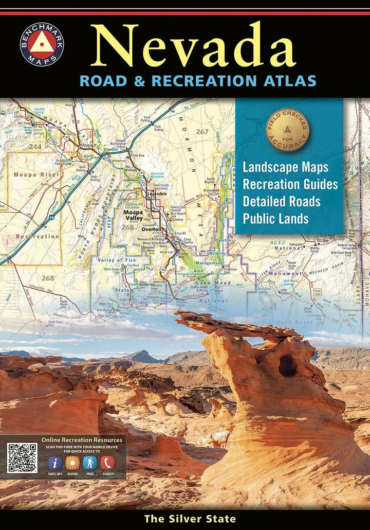 Nevada Road and Recreation Atlas | Benchmark Maps atlas Benchmark Maps 