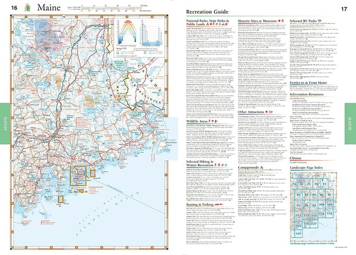 New England Road and Recreation Atlas | Benchmark Maps atlas Benchmark Maps 