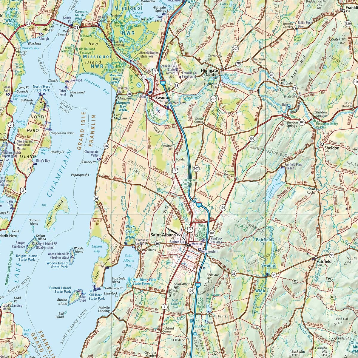 New England Road and Recreation Atlas | Benchmark Maps atlas Benchmark Maps 