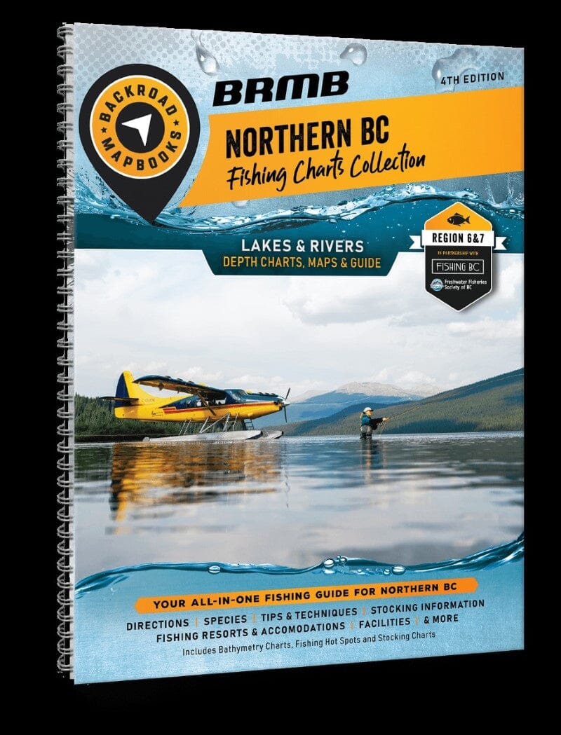 Northern British Columbia Fishing Charts Collection | Backroads Mapbooks atlas Backroads Mapbooks 