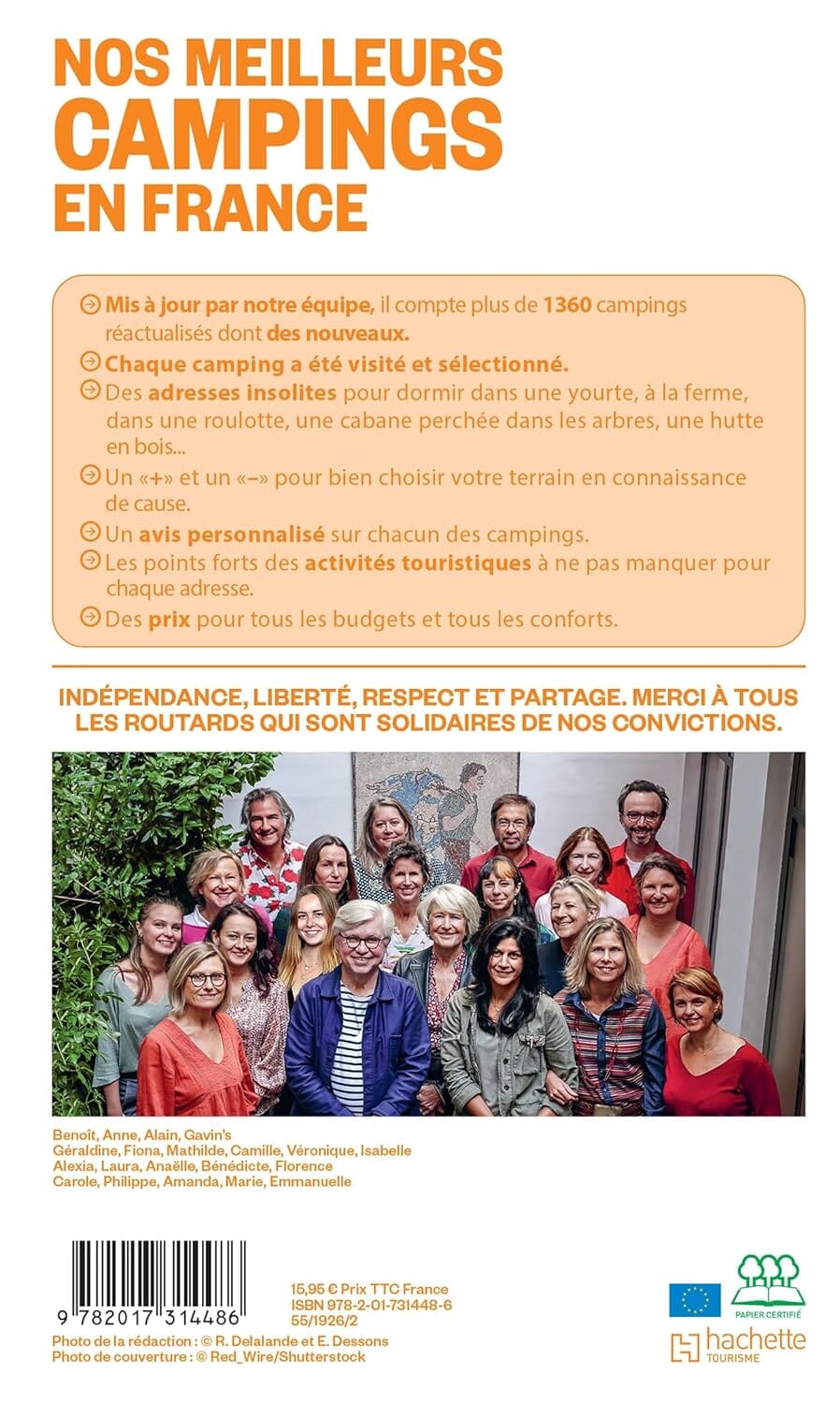 Nos meilleurs campings en France 2025/26 | Le Routard guide pratique Hachette 