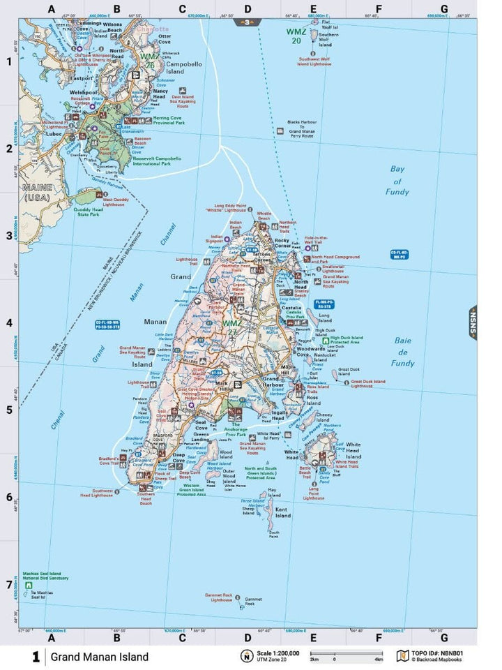Nouveau Brunswick MapBook | Backroads Mapbooks atlas Backroads Mapbooks 