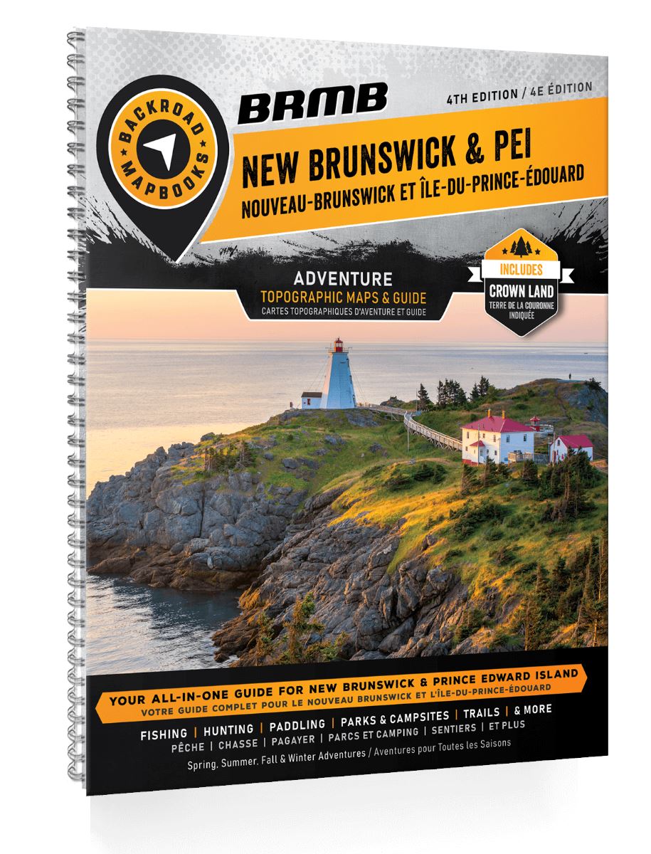 Nouveau Brunswick MapBook | Backroads Mapbooks atlas Backroads Mapbooks 