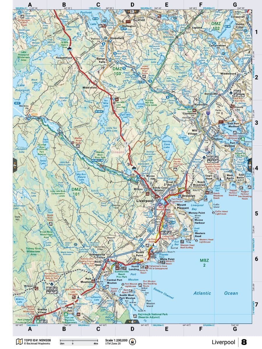 Nouvelle-Écosse Mapbook | Backroads Mapbooks atlas Backroads Mapbooks 