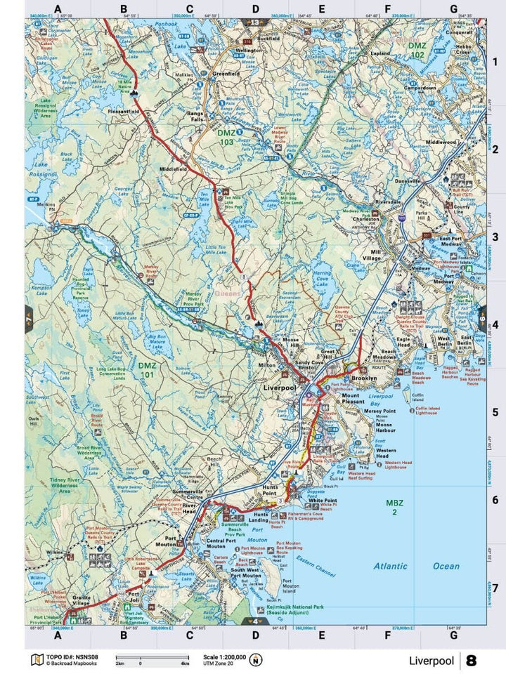 Nouvelle-Écosse Mapbook | Backroads Mapbooks atlas Backroads Mapbooks 