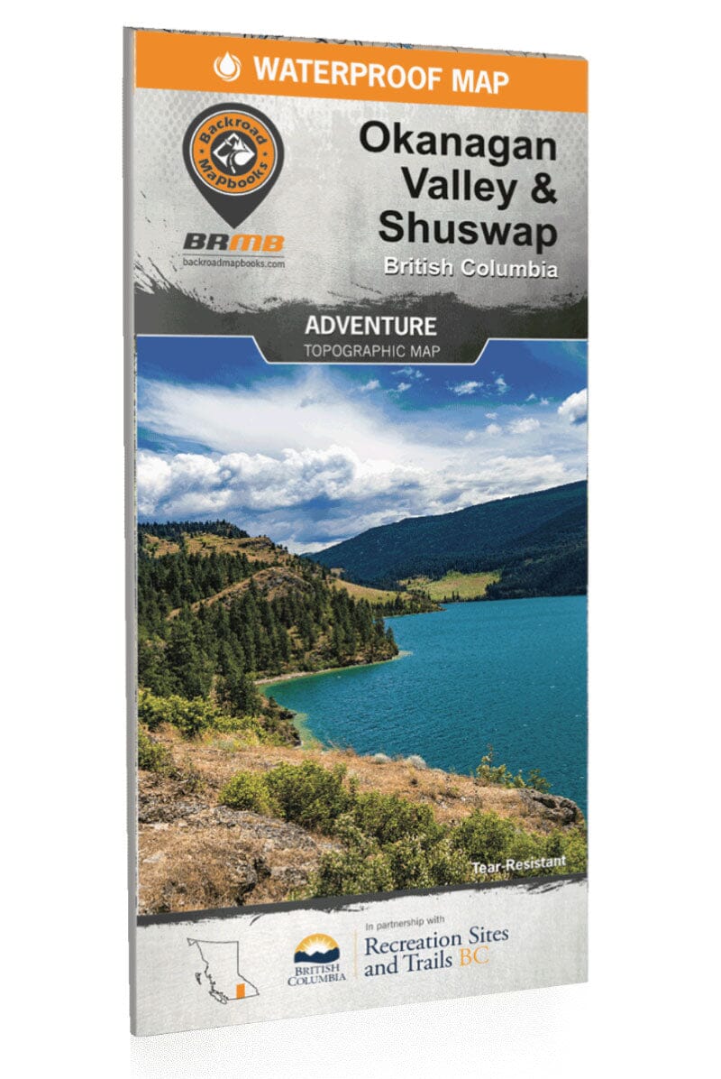 Okanagan Valley Shuswap BC Recreation Map | Backroads Mapbooks carte routière Backroads Mapbooks Default Title