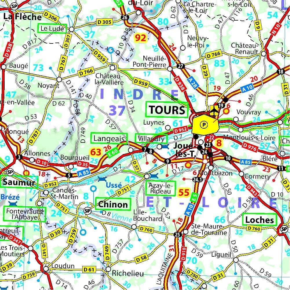 Panneau épinglable - France - 100 x 110 cm | Michelin panneau épinglable Michelin 