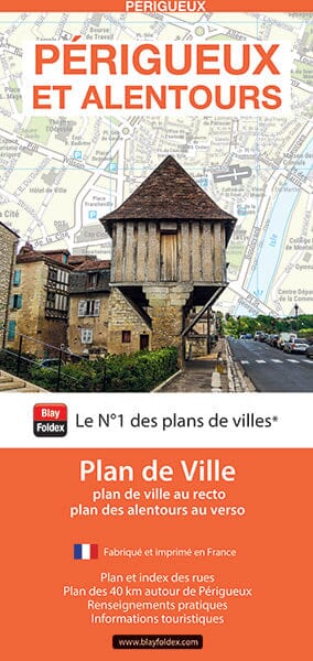 Périgueux, Dordogne - Plan de ville | Blay Foldex plan de ville Blay Foldex