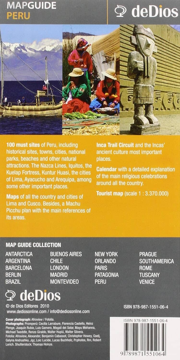 Pérou | deDios carte routière DeDios