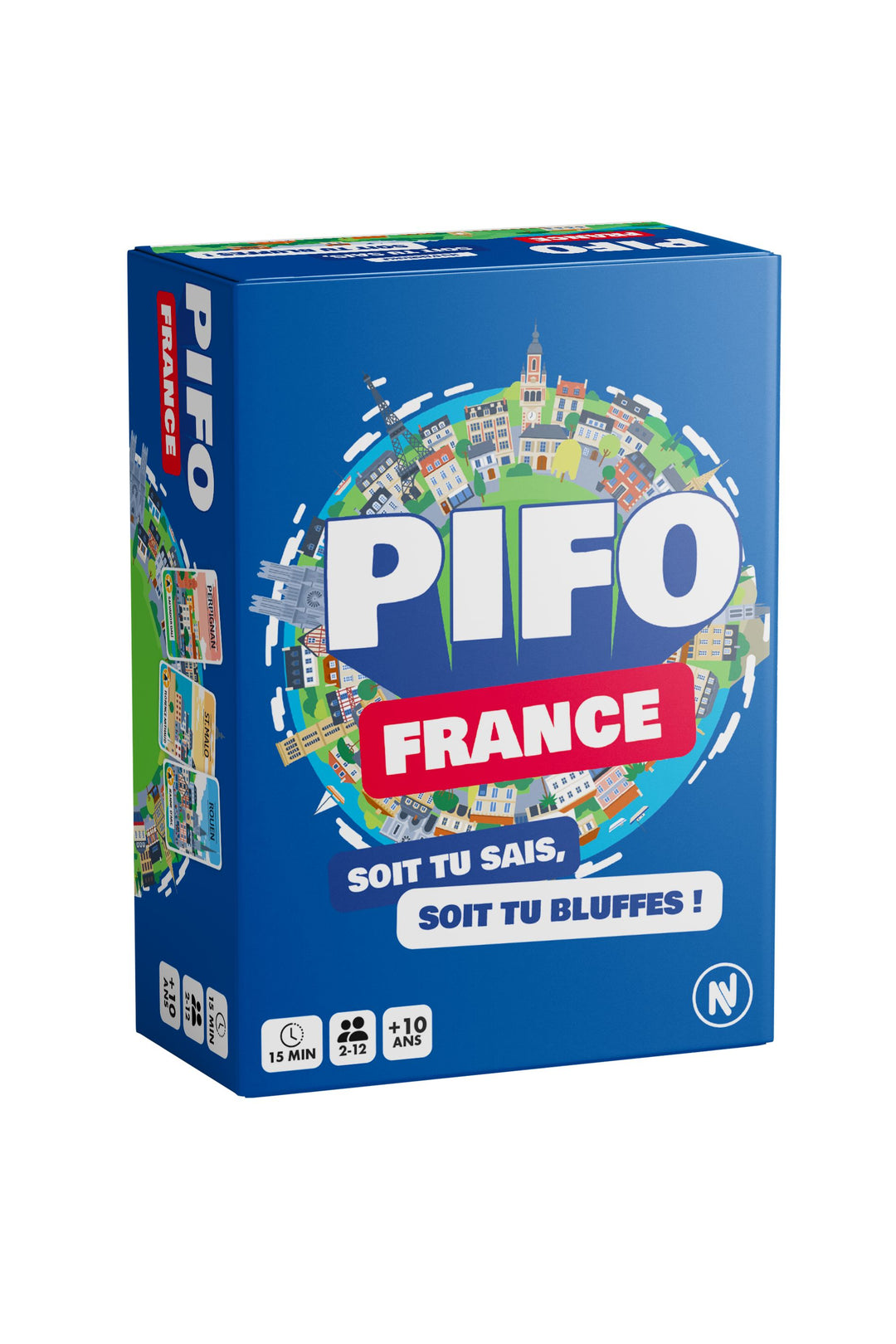 PIFO France – Le jeu de bluff sur la géographie française | Génépi Éditions jeu Génépi Éditions 