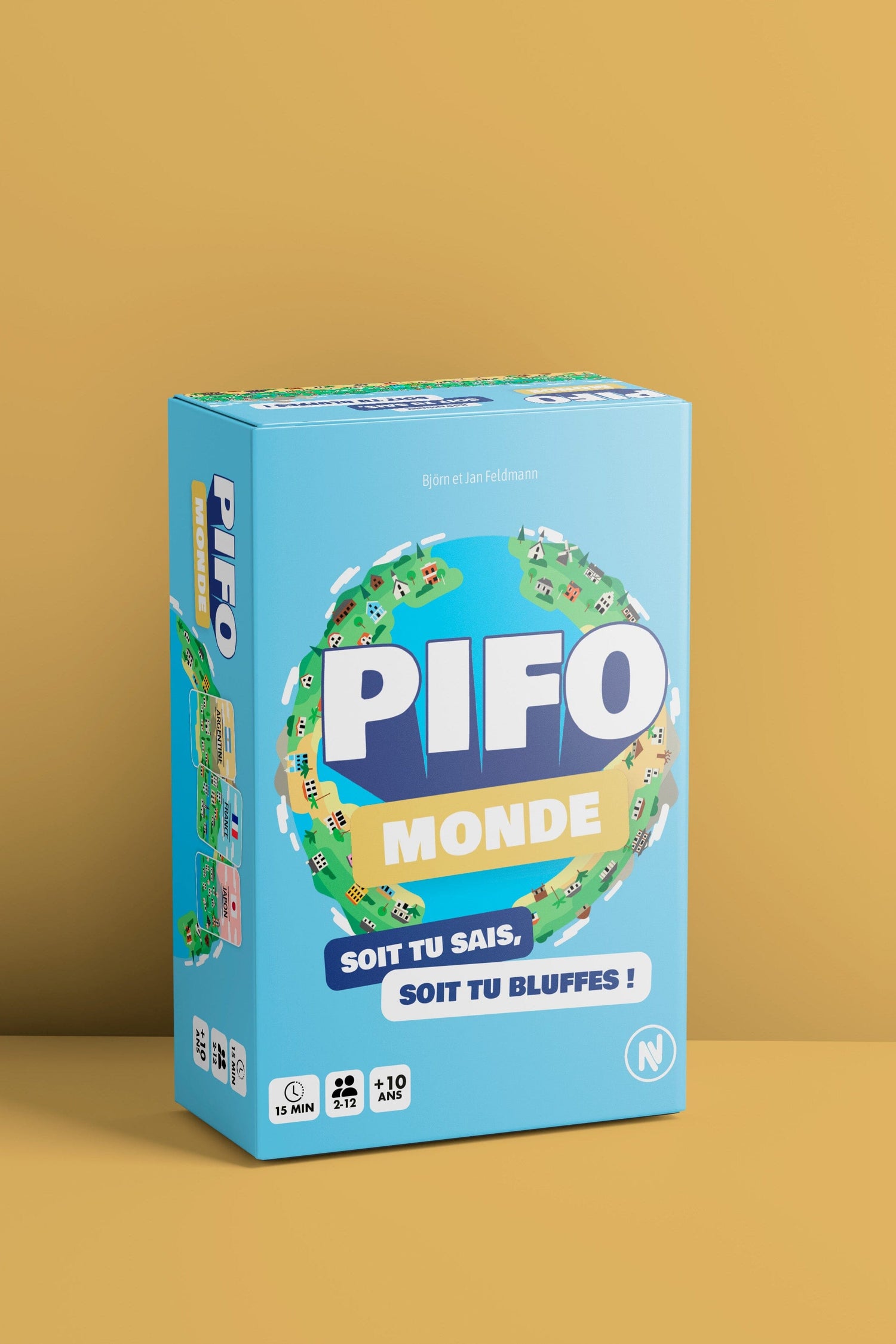 PIFO Monde – Le jeu de bluff géographique | Génépi Éditions jeu Génépi Éditions 