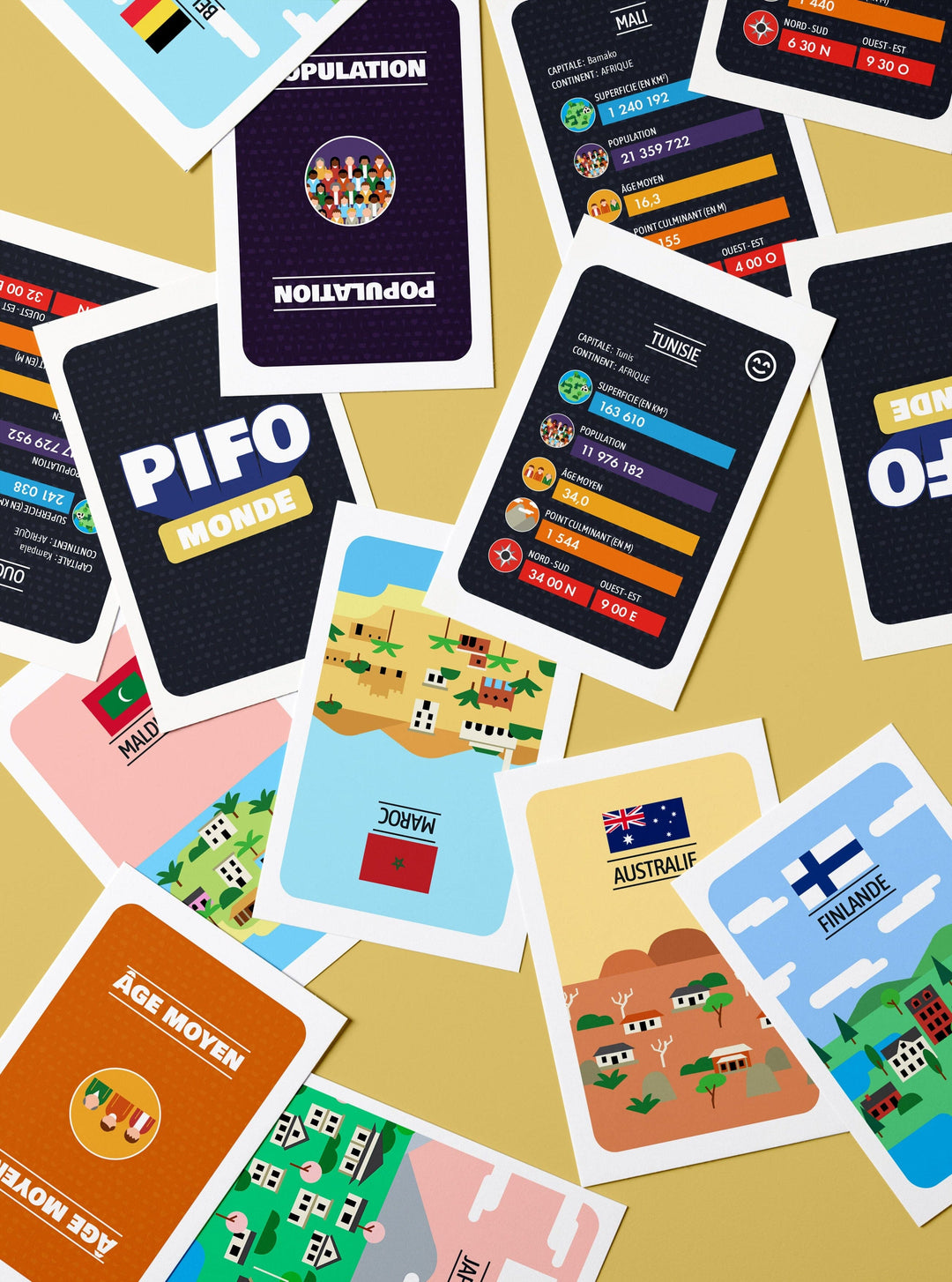PIFO Monde – Le jeu de bluff géographique | Génépi Éditions jeu Génépi Éditions 