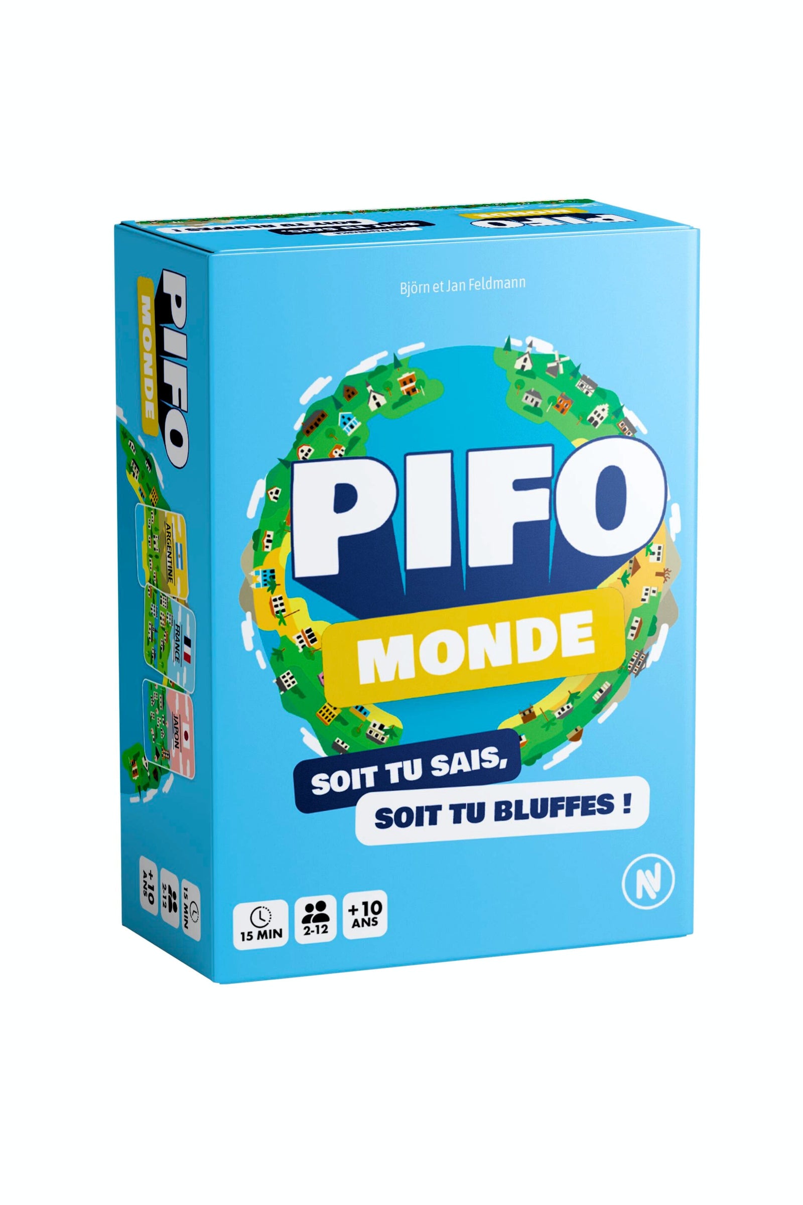 PIFO Monde – Le jeu de bluff géographique | Génépi Éditions jeu Génépi Éditions 