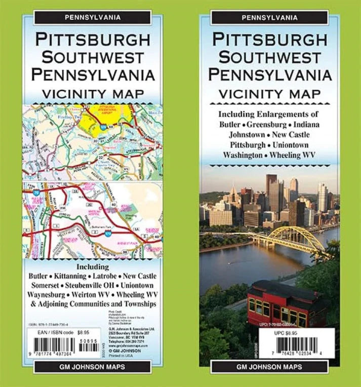 Pittsburgh, SW Pennsylvania Vicinity | GM Johnson plan de ville GM Johnson 