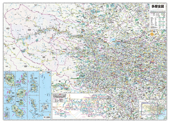 Plan complet de la ville de Tokyo | Mapple plan de ville Mapple 