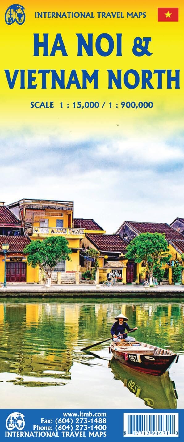 Plan de Hanoï & Carte de voyage du nord du Vietnam | ITM carte routière ITM