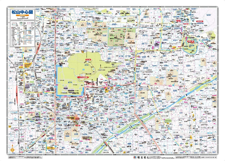 Plan de la ville de Matsuyama | Mapple plan de ville Mapple 