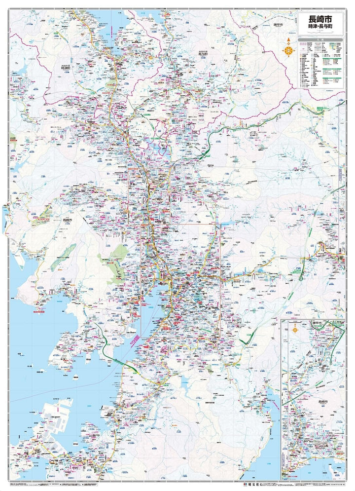 Plan de la ville de Nagasaki | Mapple plan de ville Mapple 