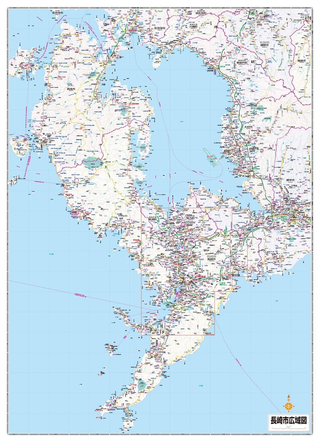 Plan de la ville de Nagasaki | Mapple plan de ville Mapple 