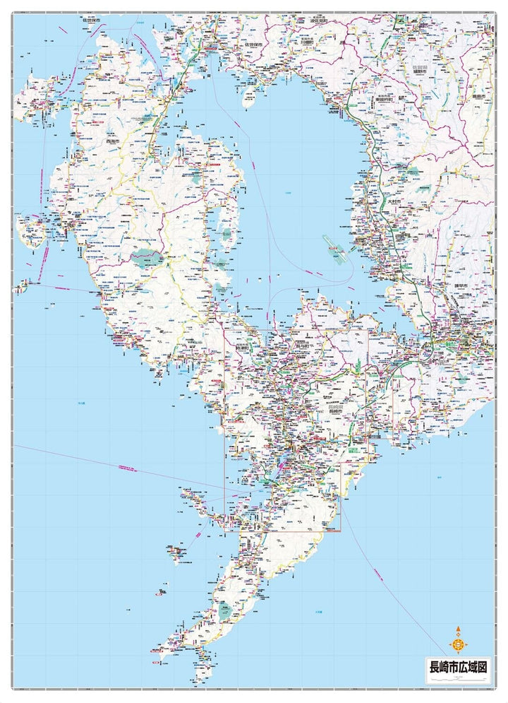 Plan de la ville de Nagasaki | Mapple plan de ville Mapple 
