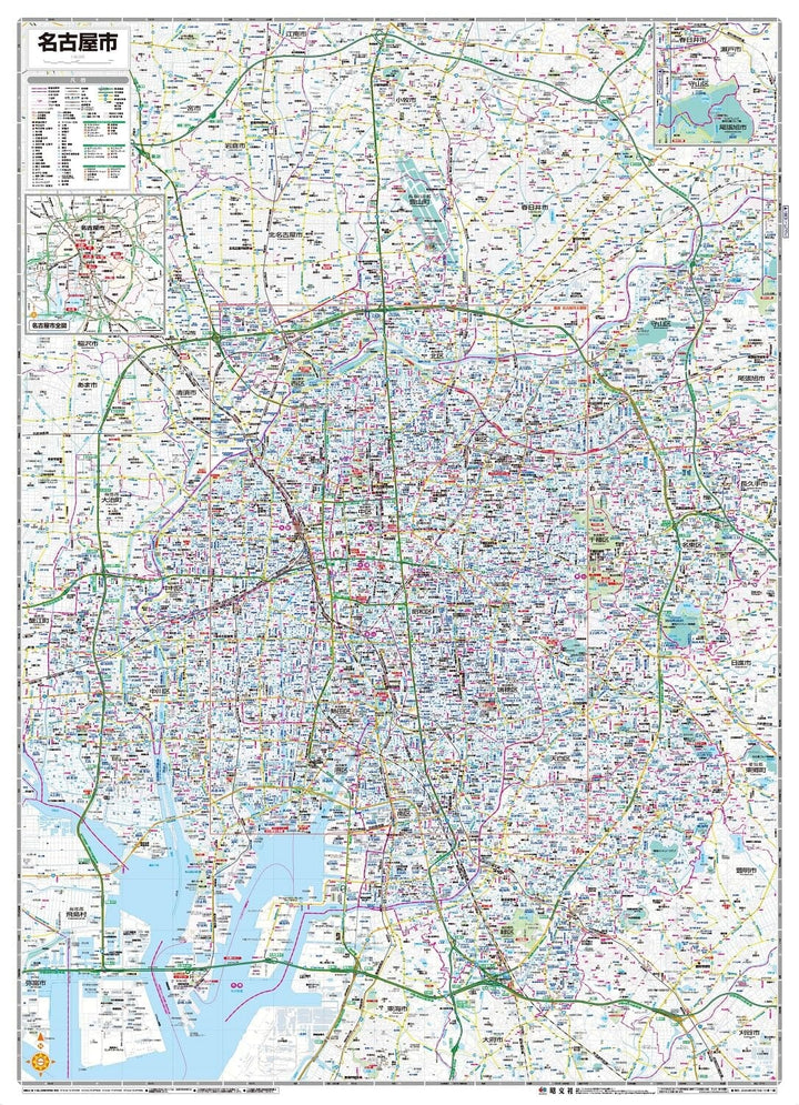 Plan de la ville de Nagoya | Mapple plan de ville Mapple 