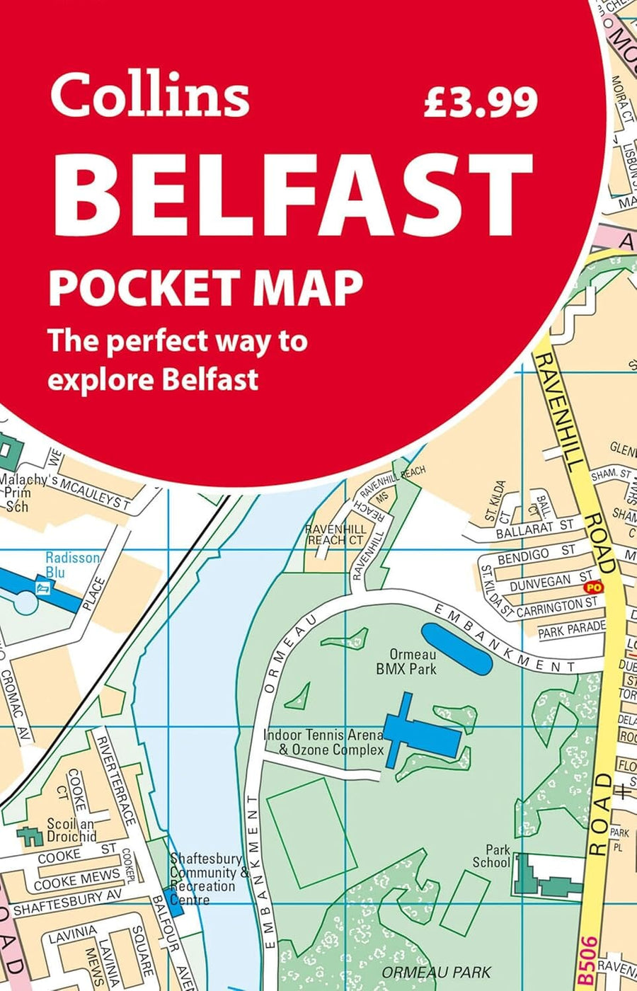 Plan de poche - Belfast | Collins carte pliée Collins 