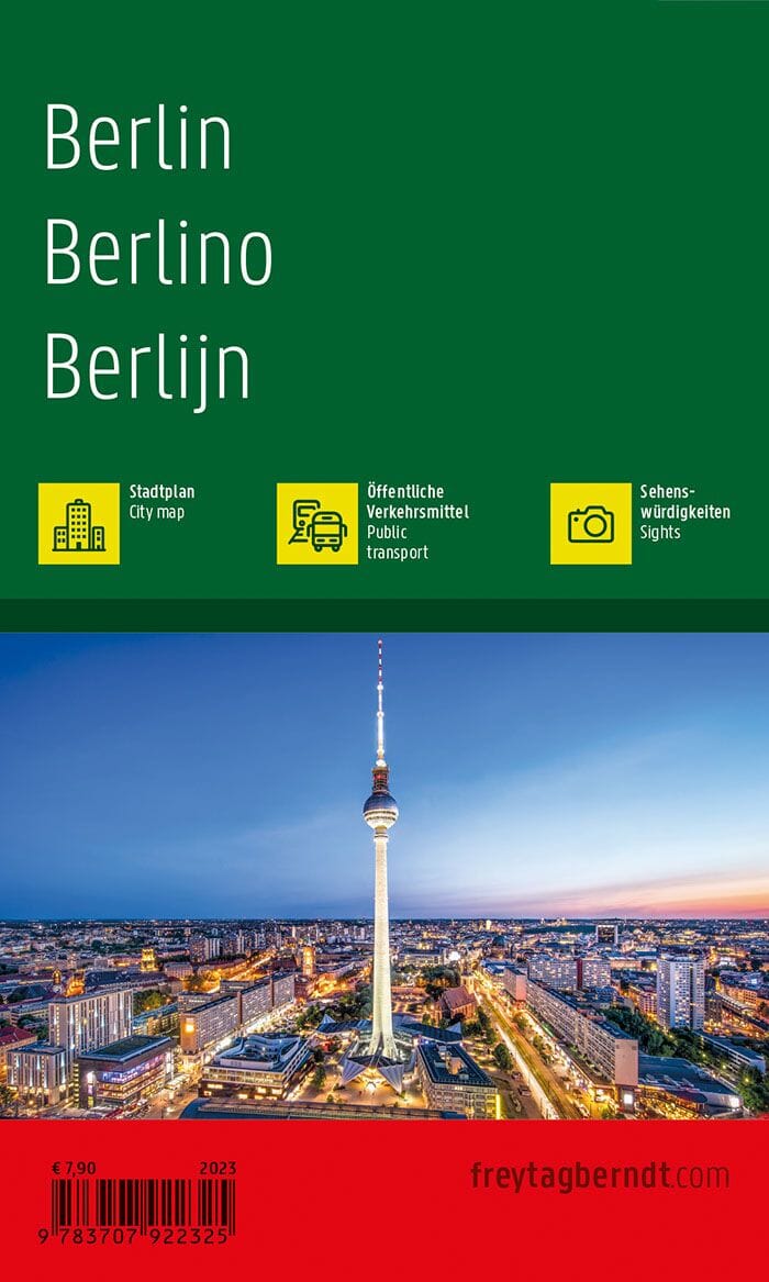 Plan de poche - Berlin (Allemagne) | Freytag & Berndt plan de ville Freytag & Berndt