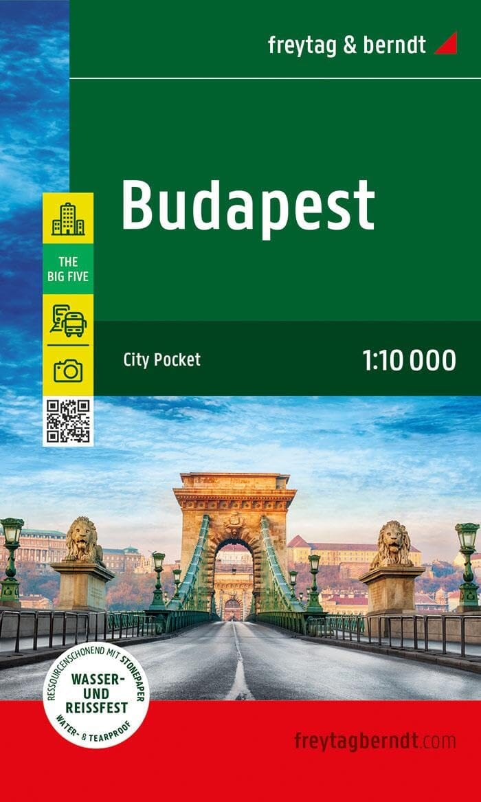Plan de poche - Budapest (Hongrie) | Freytag & Berndt plan de ville Freytag & Berndt