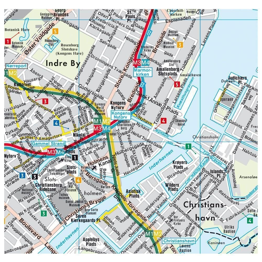 Plan de poche - Copenhague | Freytag & Berndt plan de ville Freytag & Berndt 