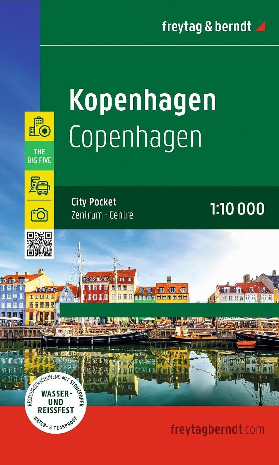 Plan de poche - Copenhague | Freytag & Berndt plan de ville Freytag & Berndt 