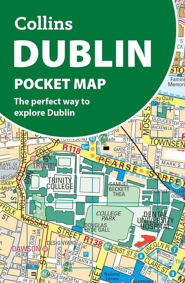 Plan de poche - Dublin | Collins plan de ville Collins