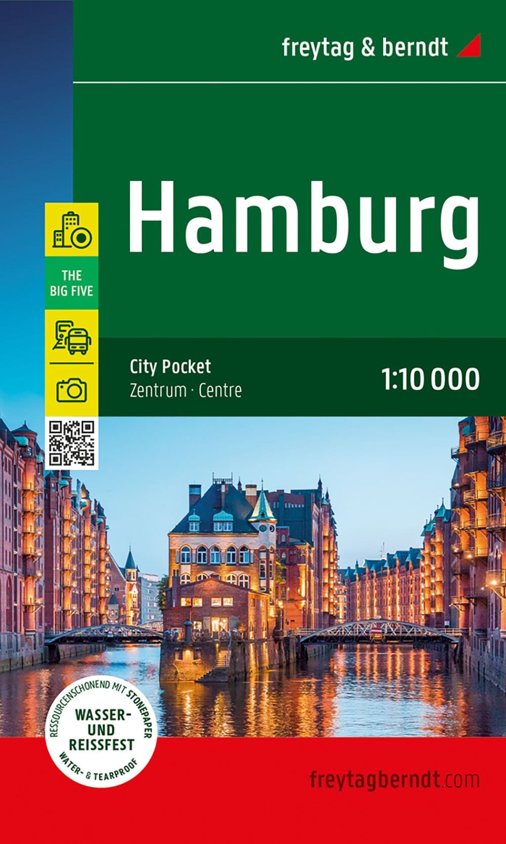 Plan de poche - Hambourg (Allemagne) | Freytag & Berndt plan de ville Freytag & Berndt