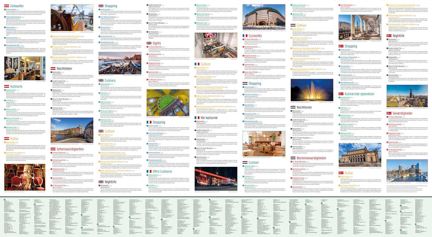Plan de poche - Hambourg (Allemagne) | Freytag & Berndt plan de ville Freytag & Berndt