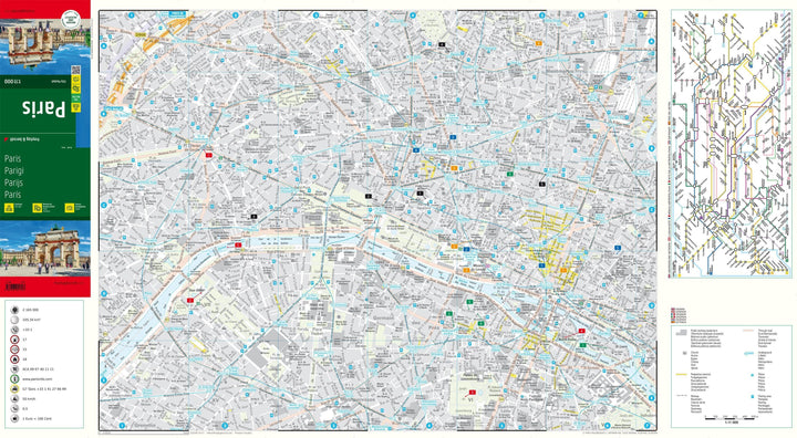 Plan de poche - Paris | Freytag & Berndt - 1:11 000 plan de ville Freytag & Berndt 