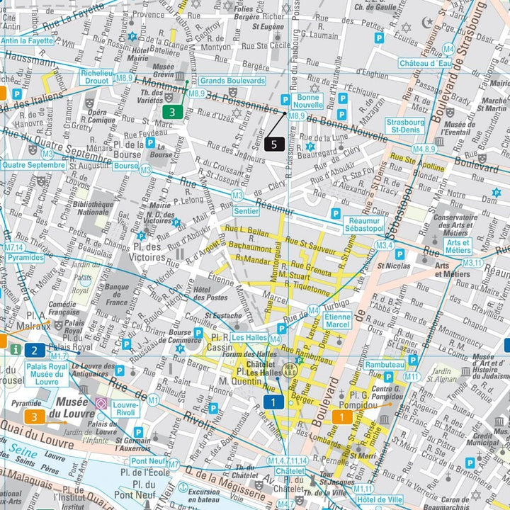Plan de poche - Paris | Freytag & Berndt - 1:11 000 plan de ville Freytag & Berndt 