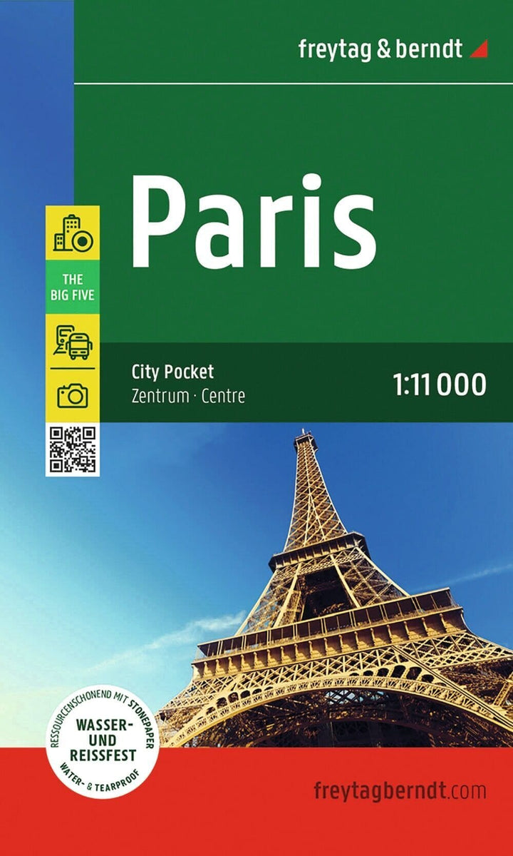 Plan de poche - Paris | Freytag & Berndt - 1:11 000 plan de ville Freytag & Berndt 