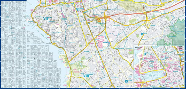 Plan de poche plastifié - Marseille | Express Map plan de ville Express Map 