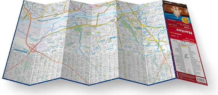 Plan de poche plastifié - Nantes mini | Express Map plan de ville Express Map 