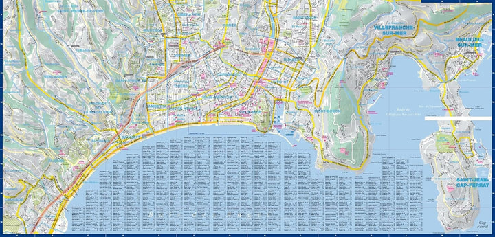 Plan de poche plastifié - Nice | Express Map plan de ville Express Map 