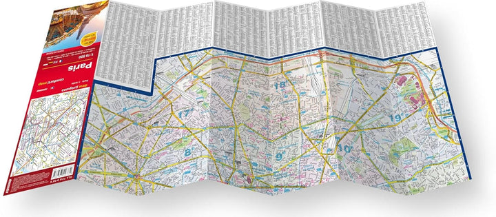 Plan de poche plastifié - Paris mini | Express Map plan de ville Express Map 