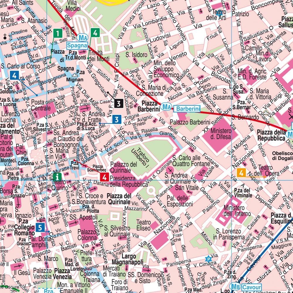 Plan de poche - Rome | Freytag & Berndt plan de ville Freytag & Berndt 