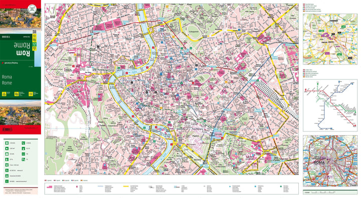 Plan de poche - Rome | Freytag & Berndt plan de ville Freytag & Berndt 