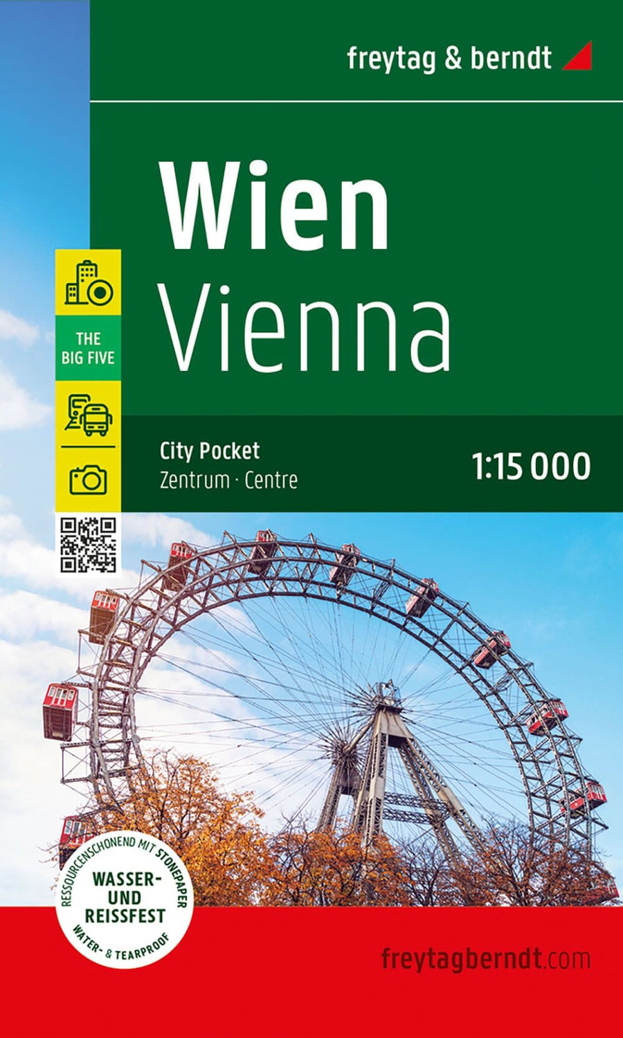 Plan de poche - Vienne (Autriche) | Freytag & Berndt carte pliée Freytag & Berndt 