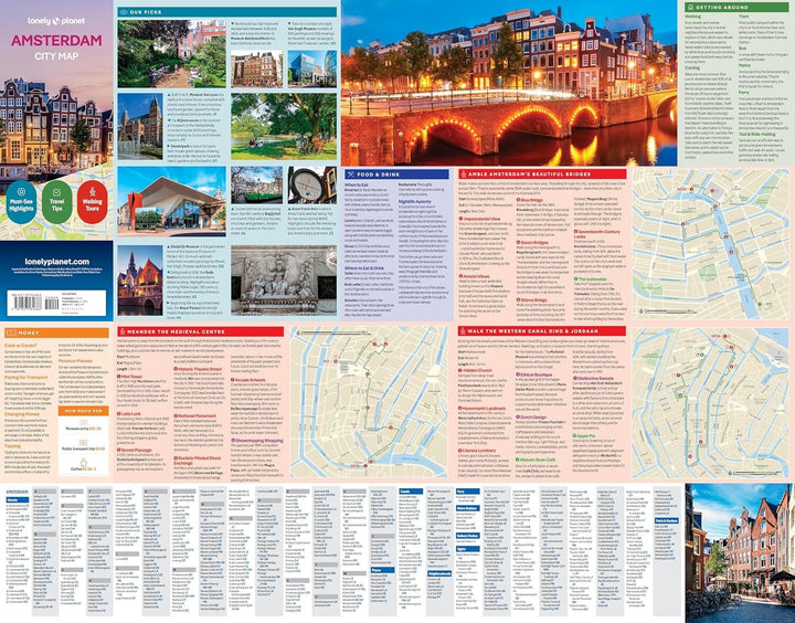 Plan de ville (en anglais) - Amsterdam | Lonely Planet plan de ville Lonely Planet EN