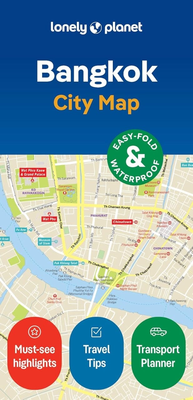 Plan de ville (en anglais) - Bangkok | Lonely Planet plan de ville Lonely Planet EN